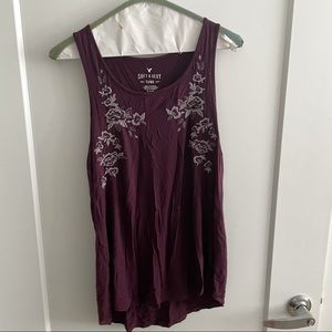 Burgundy Tank Top